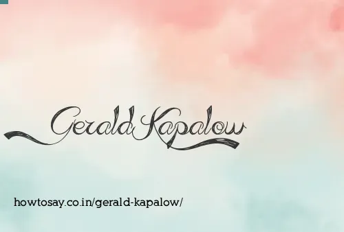 Gerald Kapalow