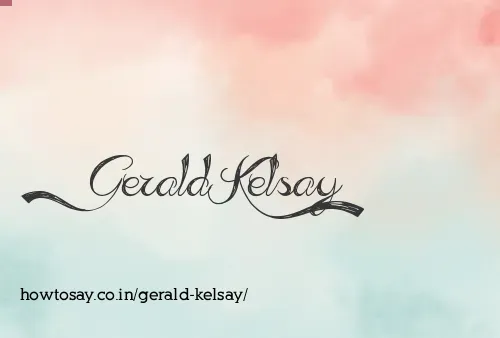 Gerald Kelsay