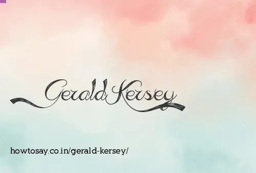 Gerald Kersey
