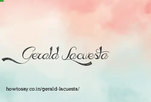 Gerald Lacuesta