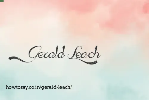 Gerald Leach
