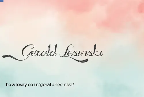 Gerald Lesinski