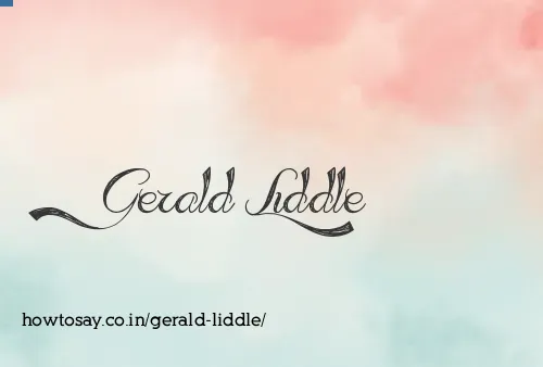 Gerald Liddle