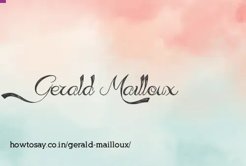 Gerald Mailloux