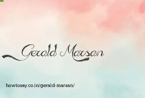 Gerald Marsan