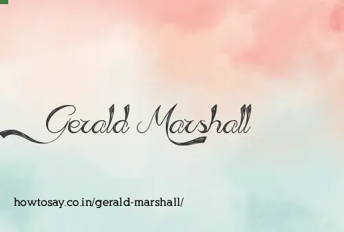Gerald Marshall