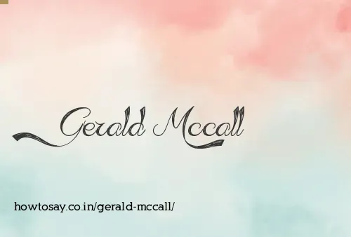 Gerald Mccall