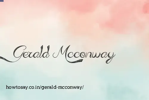 Gerald Mcconway