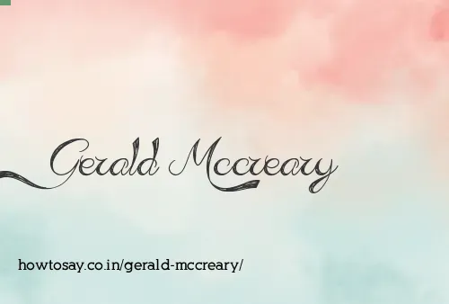 Gerald Mccreary