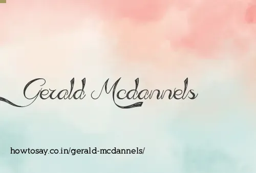 Gerald Mcdannels
