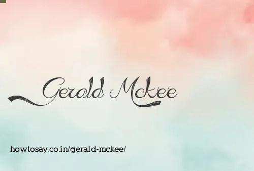 Gerald Mckee