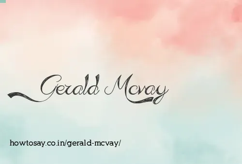 Gerald Mcvay
