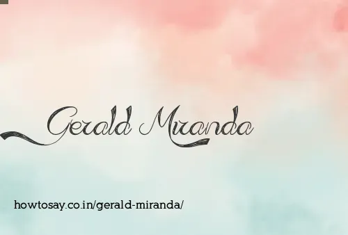 Gerald Miranda