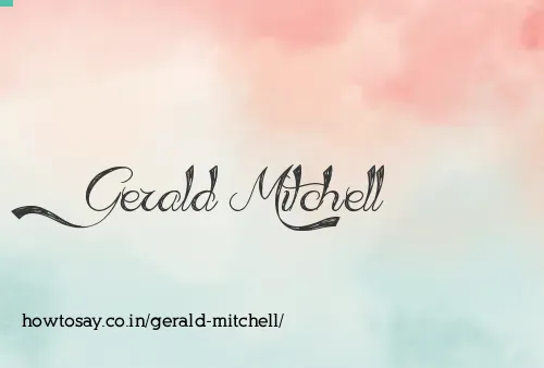 Gerald Mitchell