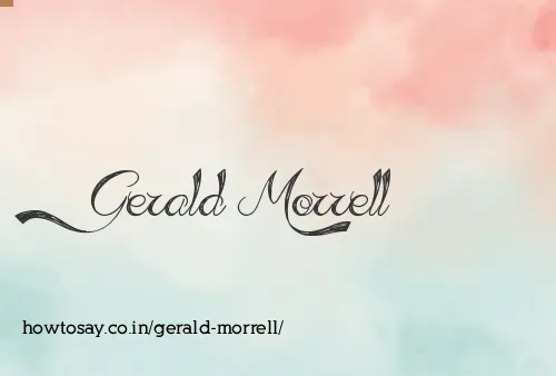 Gerald Morrell