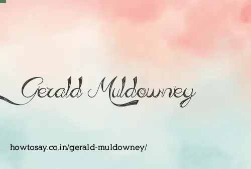 Gerald Muldowney