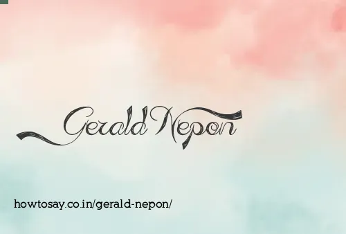 Gerald Nepon
