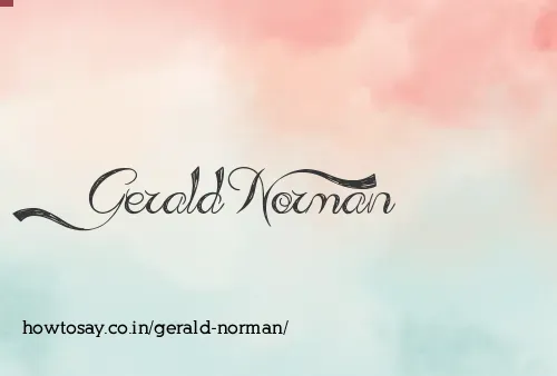 Gerald Norman
