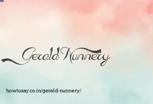 Gerald Nunnery