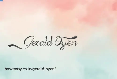 Gerald Oyen