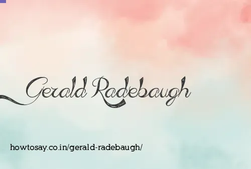 Gerald Radebaugh
