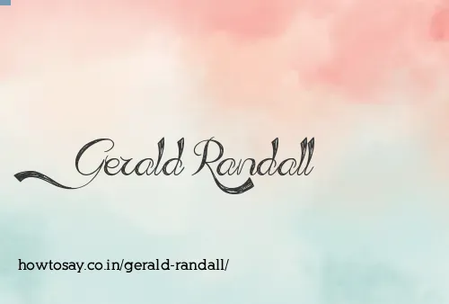 Gerald Randall
