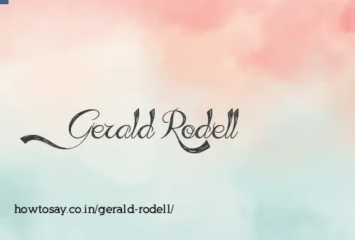 Gerald Rodell
