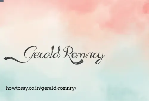 Gerald Romnry