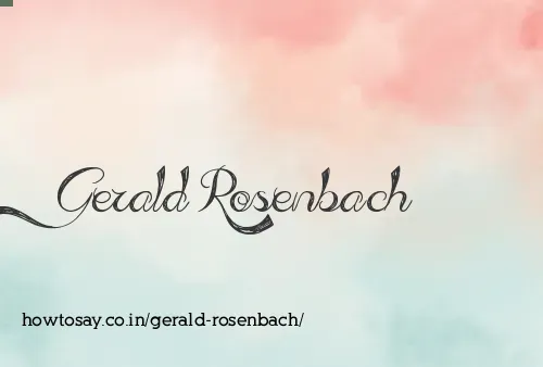 Gerald Rosenbach
