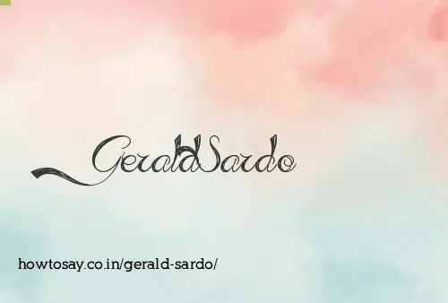 Gerald Sardo