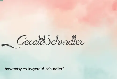 Gerald Schindler