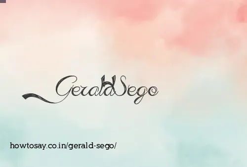 Gerald Sego