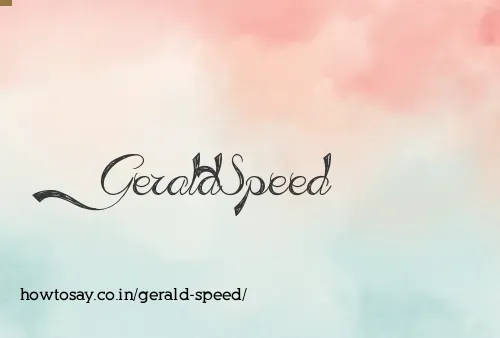 Gerald Speed