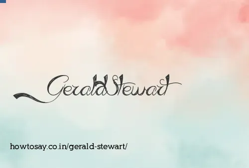 Gerald Stewart