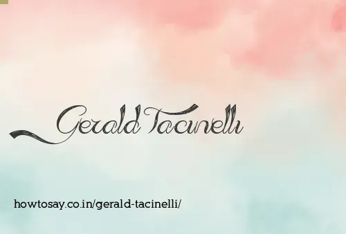 Gerald Tacinelli