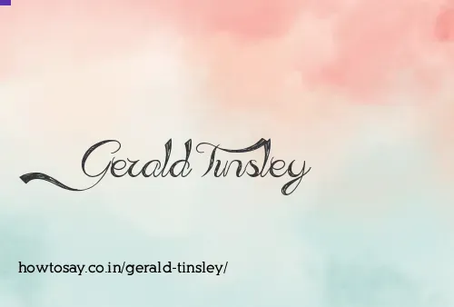 Gerald Tinsley