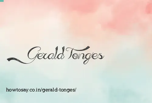 Gerald Tonges