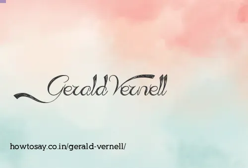 Gerald Vernell