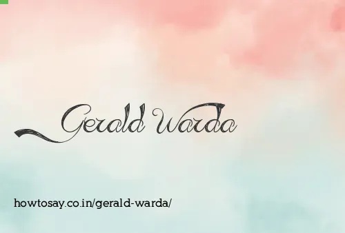 Gerald Warda