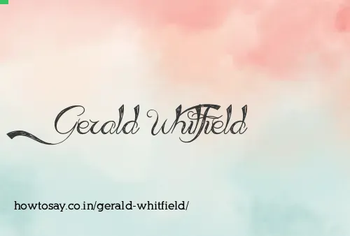Gerald Whitfield