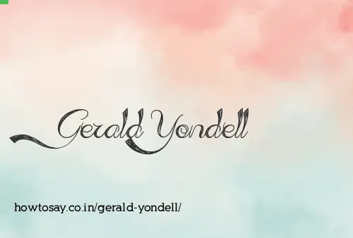 Gerald Yondell