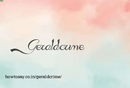 Geraldcrime