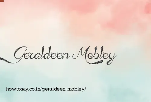 Geraldeen Mobley