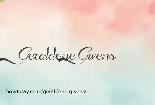 Geraldene Givens