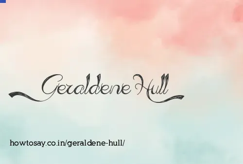 Geraldene Hull
