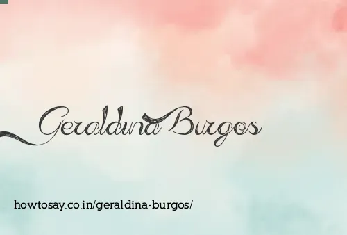Geraldina Burgos