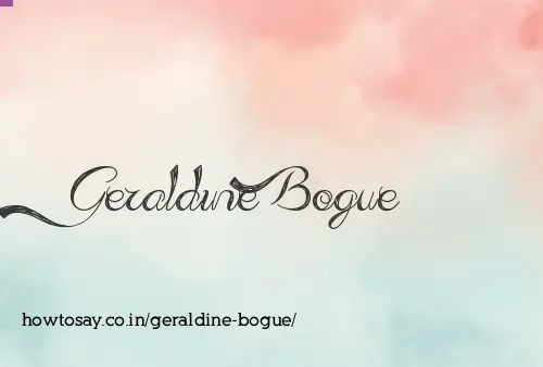 Geraldine Bogue