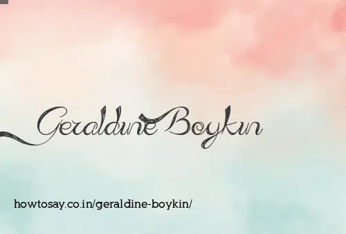 Geraldine Boykin
