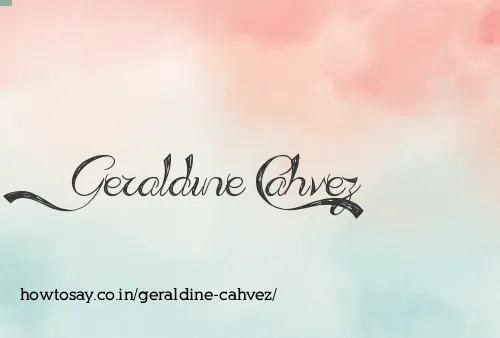 Geraldine Cahvez