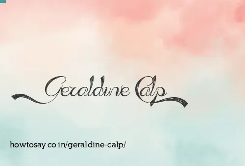 Geraldine Calp